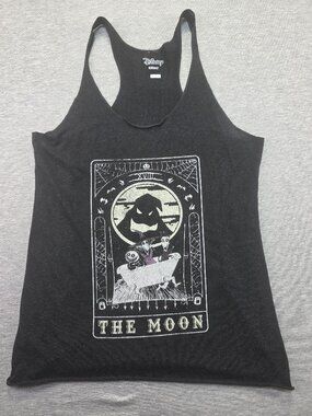 Disney Nightmare Before Christmas The Moon Tarot Card Racerback Tank